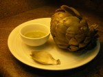 Artichoke with Garlic Butter