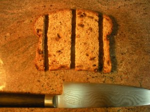 Cut bread