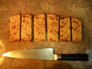 Cut bread