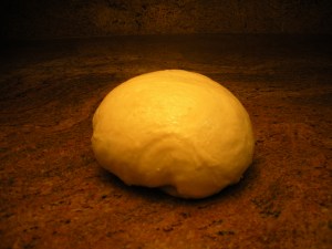 Roll noodle dough into a ball